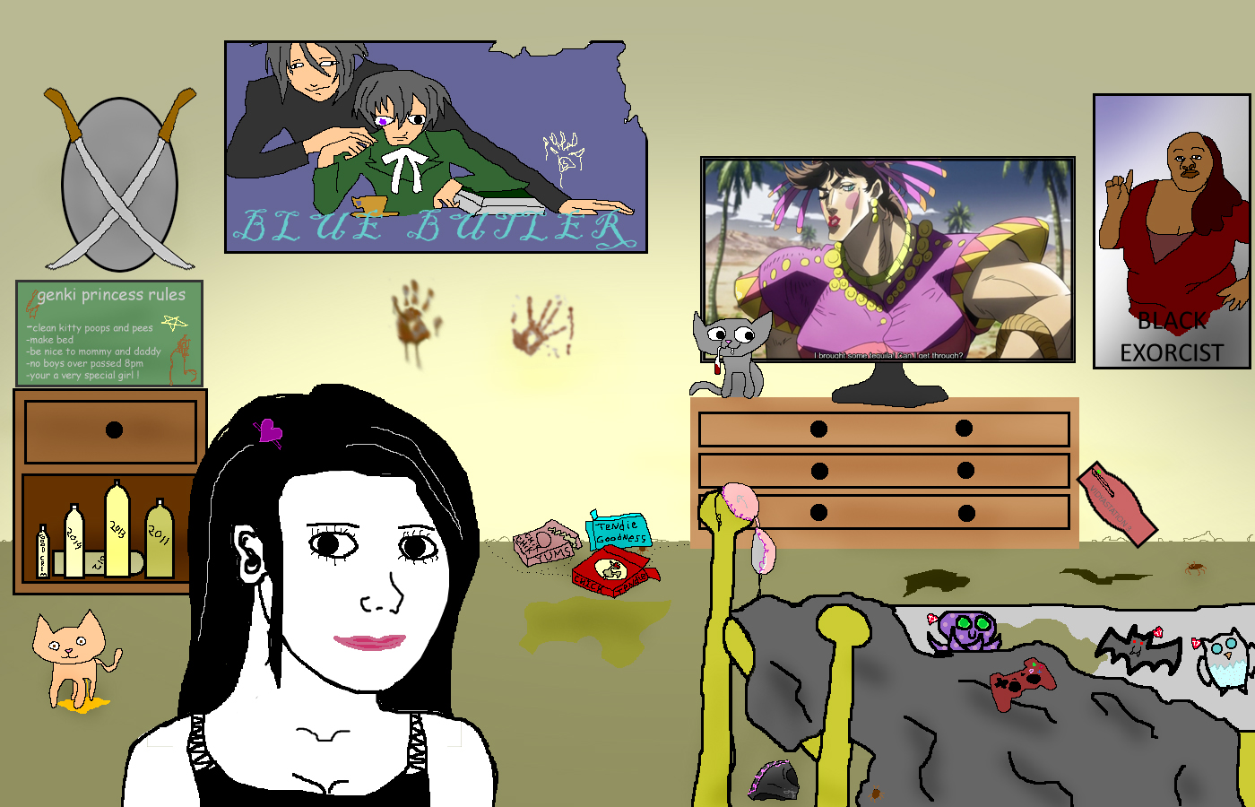 Stacey the Female Wojak - Expression 5